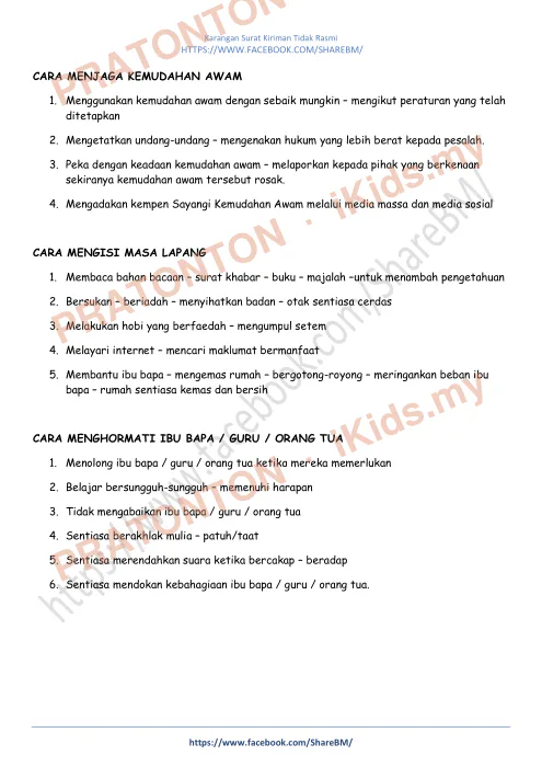 Pratonton muka 2 lembaran Kertas Soalan Bahasa Inggeris 24 — Bahasa Inggeris Tahun 3