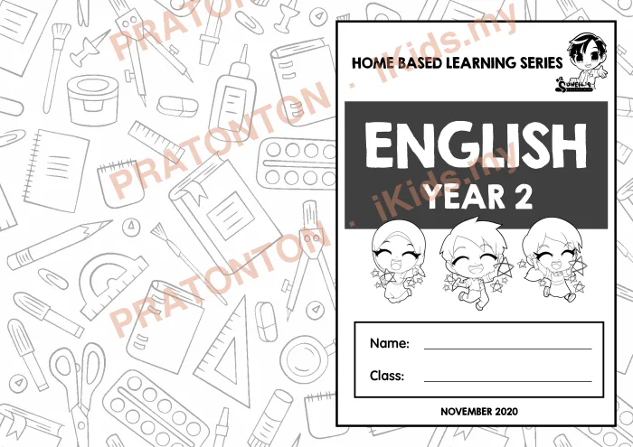Pratonton muka 1 lembaran HOME BASED LEARNING SERIES — Bahasa Inggeris Tahun 2