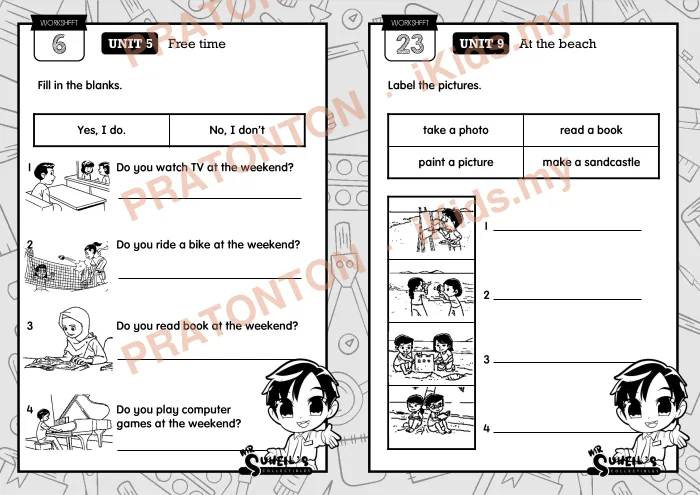 Pratonton muka 8 lembaran HOME BASED LEARNING SERIES — Bahasa Inggeris Tahun 2