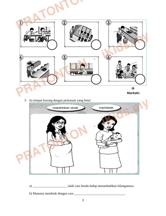 Pratonton muka 3 lembaran KERTAS 2 SAINS 2018 — Sains Tahun 2