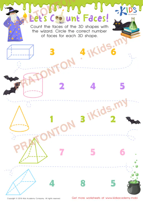 Pratonton muka 1 lembaran Kuiz Matematik 1 — Matematik Tahun 2
