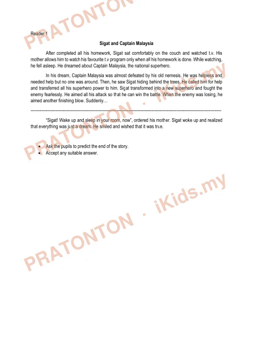 Pratonton muka 8 lembaran Latih Tubi Bahasa Inggeris Tahun 5 — Modul 3: Temu Bual — Bahasa Inggeris Tahun 5