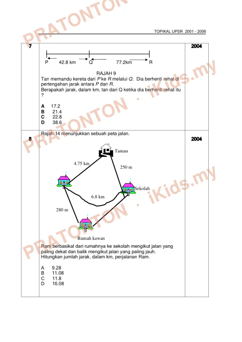 Pratonton muka 3 lembaran Latih Tubi Matematik — Modul 13 — Matematik Tahun 6