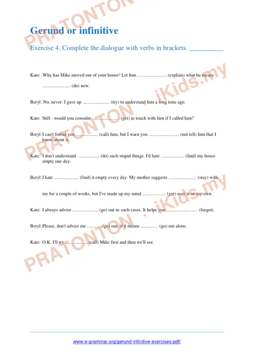 Pratonton muka 1 lembaran Latihan Bahasa Inggeris — Bahasa Inggeris Tahun 1