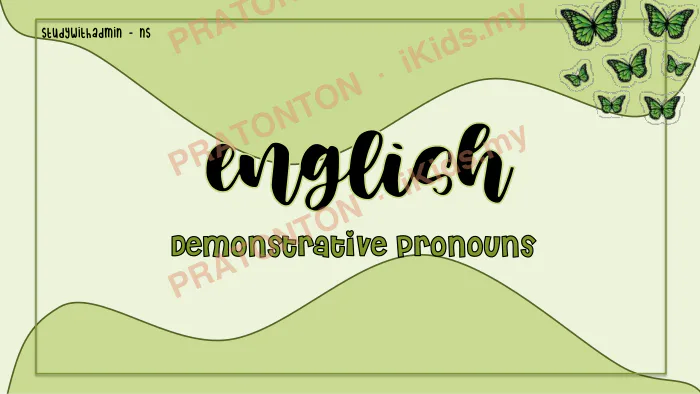 Pratonton muka 1 lembaran Latihan Bahasa Inggeris Tahun 1 — Bahasa Inggeris Tahun 1