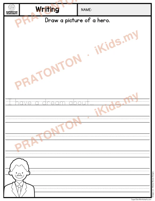 Pratonton muka 1 lembaran Latihan Bahasa Inggeris Tahun 1 — Bahasa Inggeris Tahun 1