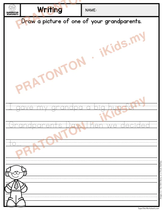 Pratonton muka 1 lembaran Latihan Bahasa Inggeris Tahun 1 — Bahasa Inggeris Tahun 1