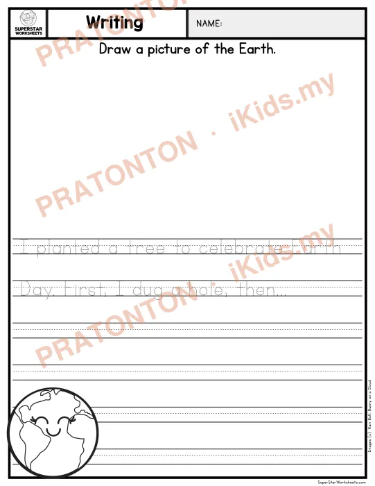 Pratonton muka 1 lembaran Latihan Bahasa Inggeris Tahun 1 — Bahasa Inggeris Tahun 1