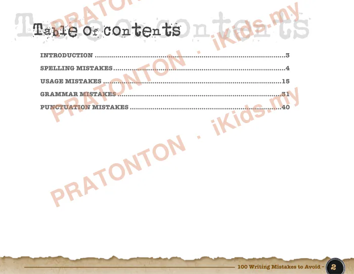 Pratonton muka 2 lembaran Latihan Bahasa Inggeris Tahun 1 — Bahasa Inggeris Tahun 1