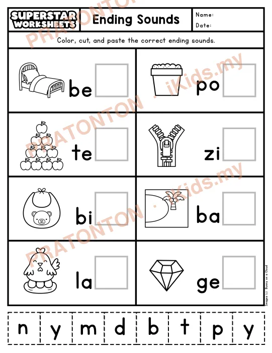 Pratonton muka 1 lembaran Latihan Bahasa Inggeris Tahun 1 — Bahasa Inggeris Tahun 1