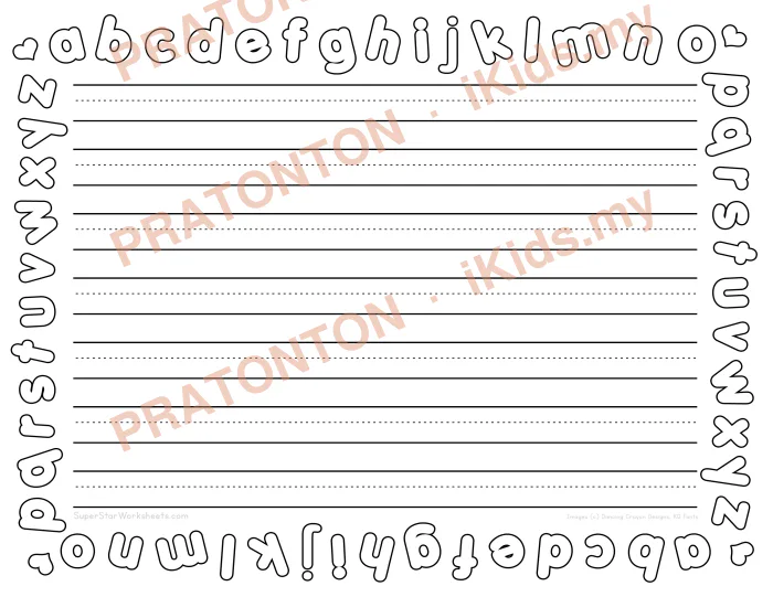 Pratonton muka 1 lembaran Latihan Bahasa Inggeris Tahun 1 — Bahasa Inggeris Tahun 1