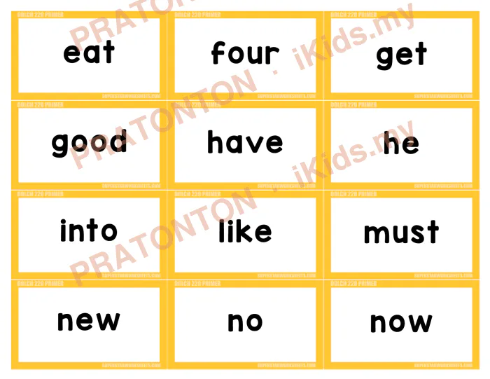 Pratonton muka 1 lembaran Latihan Bahasa Inggeris Tahun 1 — Bahasa Inggeris Tahun 1