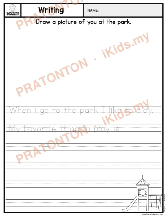 Pratonton muka 1 lembaran Latihan Bahasa Inggeris Tahun 1 — Bahasa Inggeris Tahun 1