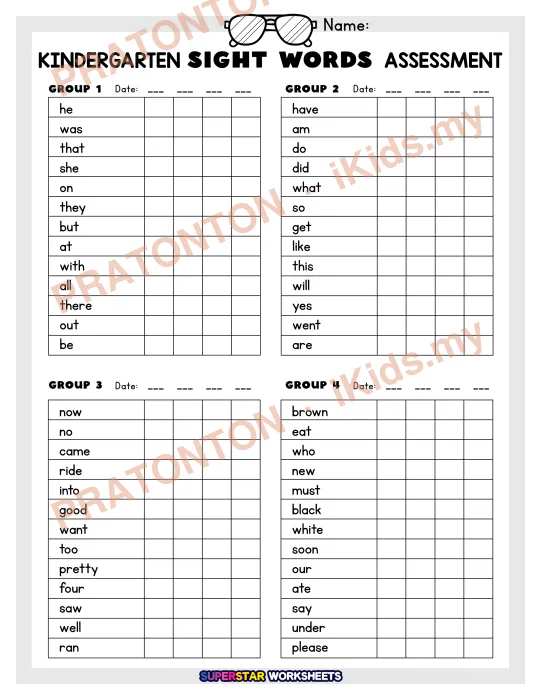 Pratonton muka 1 lembaran Latihan Bahasa Inggeris Tahun 1 — Bahasa Inggeris Tahun 1