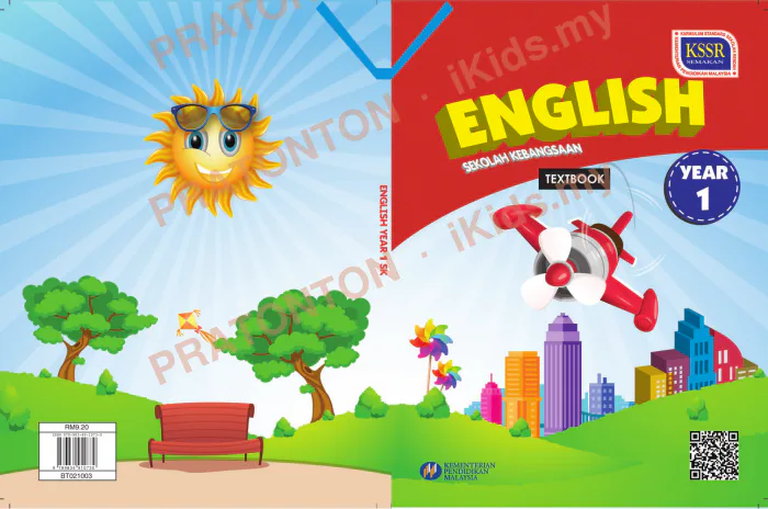 Pratonton muka 1 lembaran Latihan Bahasa Inggeris Tahun 1 — Bahasa Inggeris Tahun 1