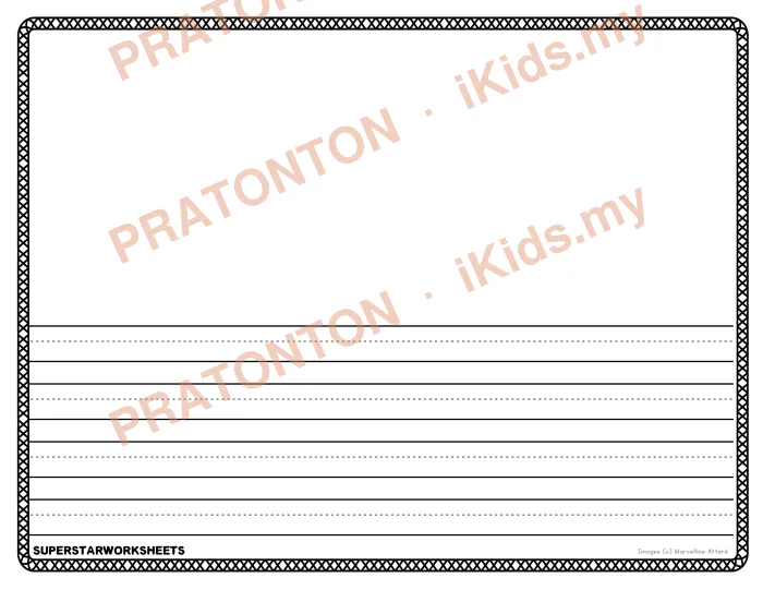 Pratonton muka 1 lembaran Latihan Bahasa Inggeris Tahun 1 — Bahasa Inggeris Tahun 1