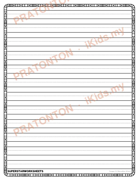 Pratonton muka 1 lembaran Latihan Bahasa Inggeris Tahun 1 — Bahasa Inggeris Tahun 1