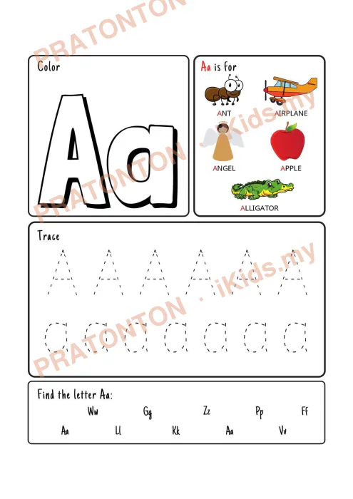 Pratonton muka 1 lembaran Latihan Bahasa Inggeris Tahun 1 — Bahasa Inggeris Tahun 1