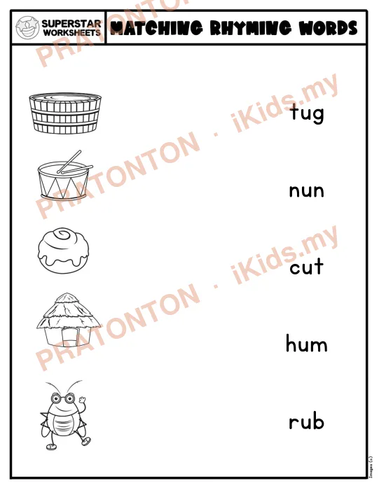 Pratonton muka 1 lembaran Latihan Bahasa Inggeris Tahun 1 — Bahasa Inggeris Tahun 1