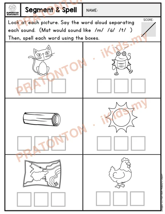 Pratonton muka 1 lembaran Latihan Bahasa Inggeris Tahun 1 — Bahasa Inggeris Tahun 1
