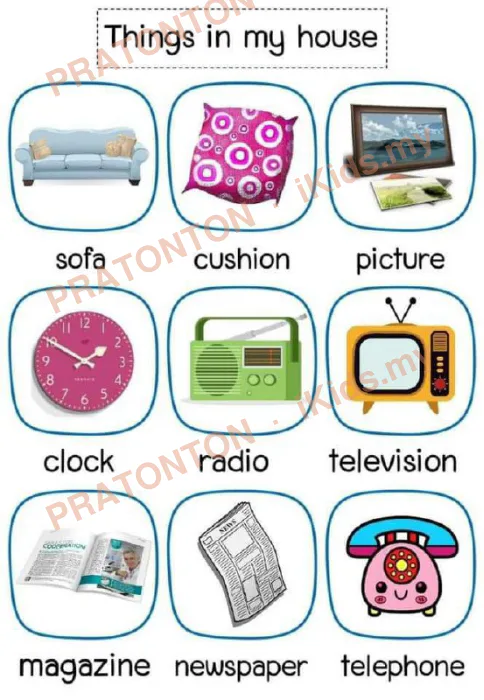 Pratonton muka 1 lembaran Latihan Bahasa Inggeris Tahun 1 — Bahasa Inggeris Tahun 1