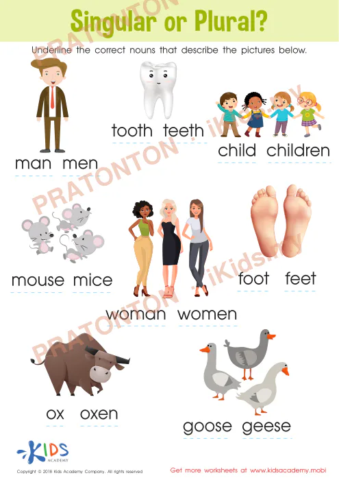 Pratonton muka 1 lembaran Latihan Bahasa Inggeris Tahun 2 — Bahasa Inggeris Tahun 2