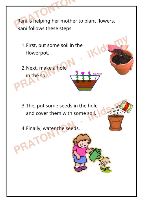 Pratonton muka 1 lembaran Latihan Bahasa Inggeris Tahun 2 — Bahasa Inggeris Tahun 2