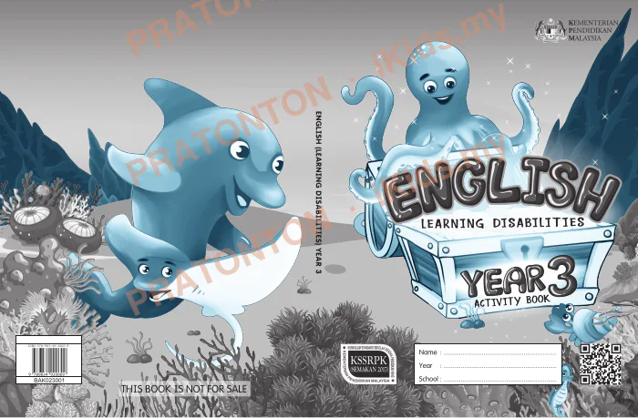 Pratonton muka 1 lembaran Latihan Bahasa Inggeris Tahun 2 — Bahasa Inggeris Tahun 2