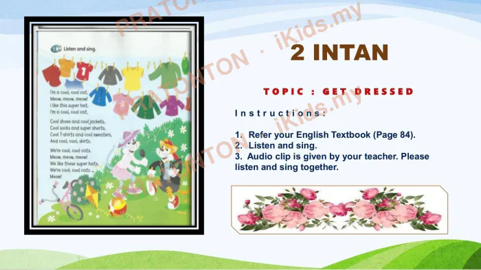 Pratonton muka 2 lembaran Latihan Bahasa Inggeris Tahun 2 — Bahasa Inggeris Tahun 2