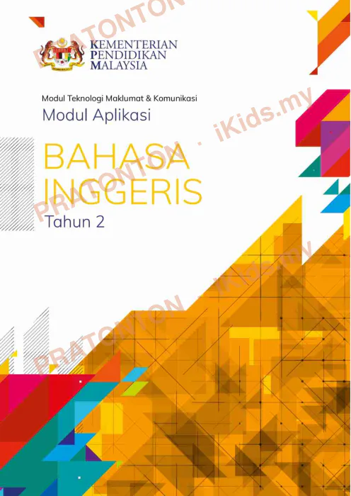 Pratonton muka 1 lembaran Latihan Bahasa Inggeris Tahun 2 — Bahasa Inggeris Tahun 2