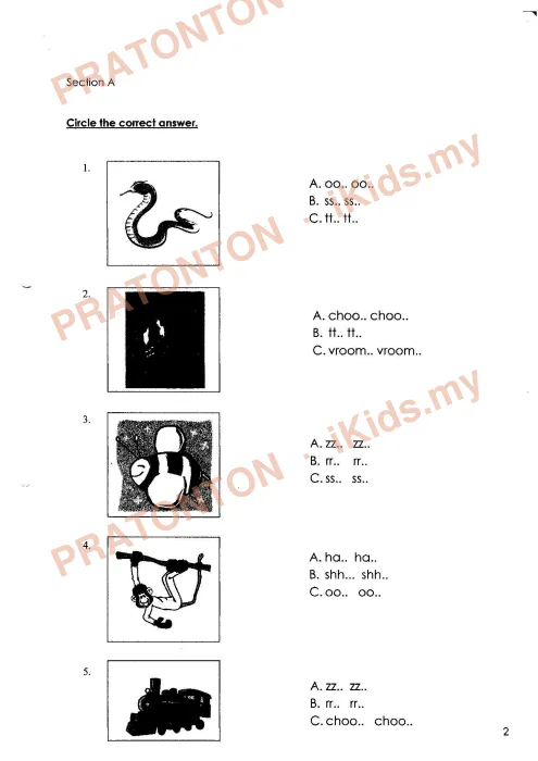 Pratonton muka 1 lembaran Latihan Bahasa Inggeris Tahun 3 — Bahasa Inggeris Tahun 3