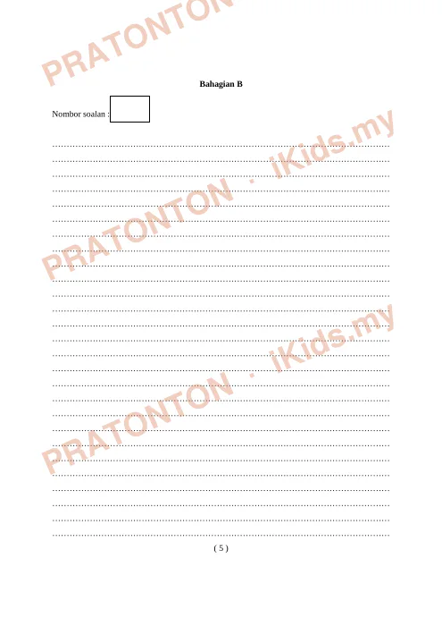 Pratonton muka 4 lembaran Latihan Bahasa Melayu (Bahagian A) — Bahasa Melayu Tahun 4