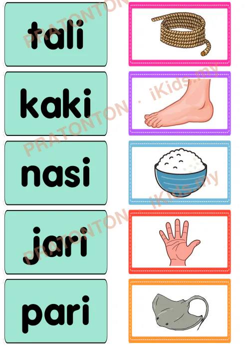 Pratonton muka 17 lembaran Latihan Bahasa Melayu Tahun 1 — Bahasa Melayu Tahun 1