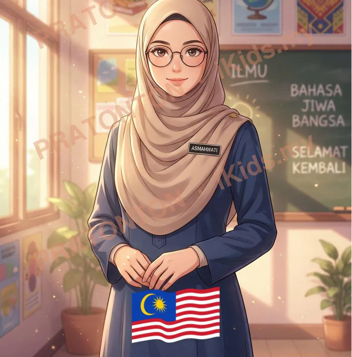 Pratonton muka 1 lembaran Latihan Bahasa Melayu Tahun 1 — Bahasa Melayu Tahun 1