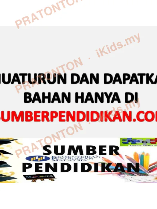 Pratonton muka 1 lembaran Latihan Bahasa Melayu Tahun 1 — Bahasa Melayu Tahun 1