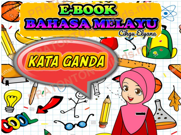 Pratonton muka 1 lembaran Latihan Bahasa Melayu Tahun 1 — Bahasa Melayu Tahun 1