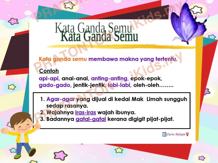 Pratonton muka 7 lembaran Latihan Bahasa Melayu Tahun 1 — Bahasa Melayu Tahun 1