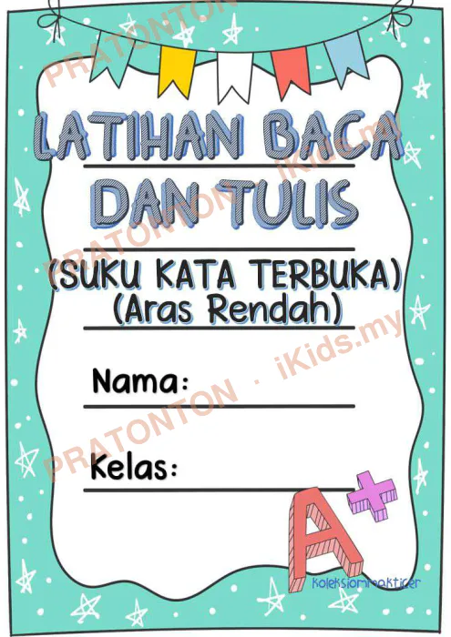 Pratonton muka 1 lembaran Latihan Bahasa Melayu Tahun 1 — Bahasa Melayu Tahun 1