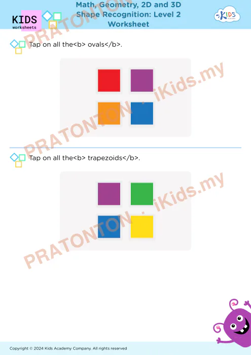 Pratonton muka 1 lembaran Latihan Matematik 15 — Matematik Tahun 2