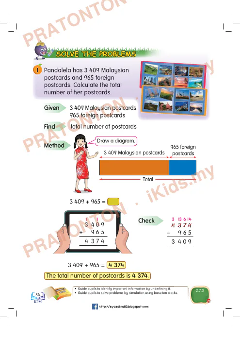 Pratonton muka 62 lembaran Latihan Matematik 7 — Matematik Tahun 3