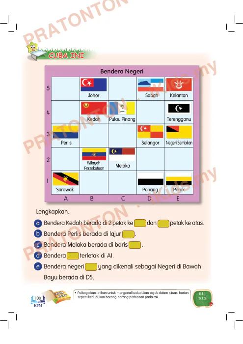 Pratonton muka 16 lembaran Latihan Matematik 10 — Matematik Tahun 3