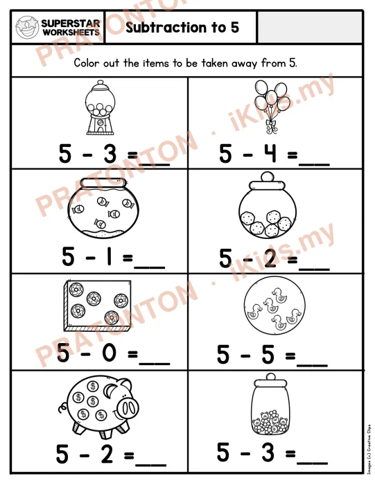 Pratonton muka 1 lembaran Latihan Matematik Tahun 1 — Matematik Tahun 1