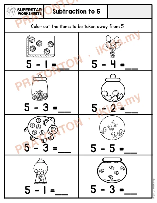 Pratonton muka 1 lembaran Latihan Matematik Tahun 1 — Matematik Tahun 1