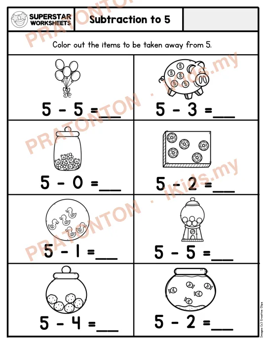 Pratonton muka 1 lembaran Latihan Matematik Tahun 1 — Matematik Tahun 1
