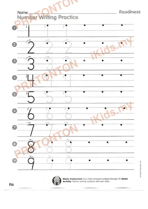 Pratonton muka 2 lembaran Latihan Matematik Tahun 1 — Matematik Tahun 1