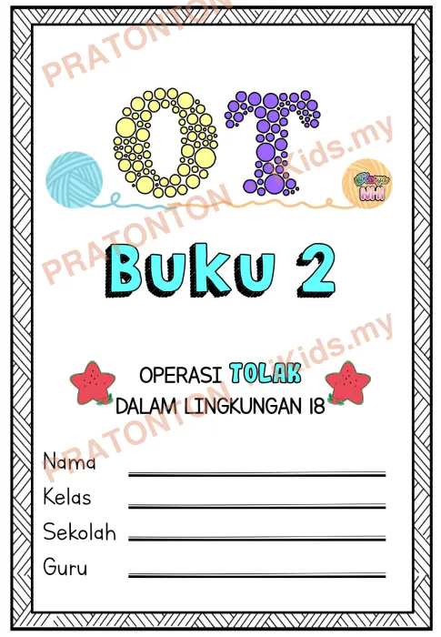Pratonton muka 1 lembaran Latihan Matematik Tahun 1 — Matematik Tahun 1