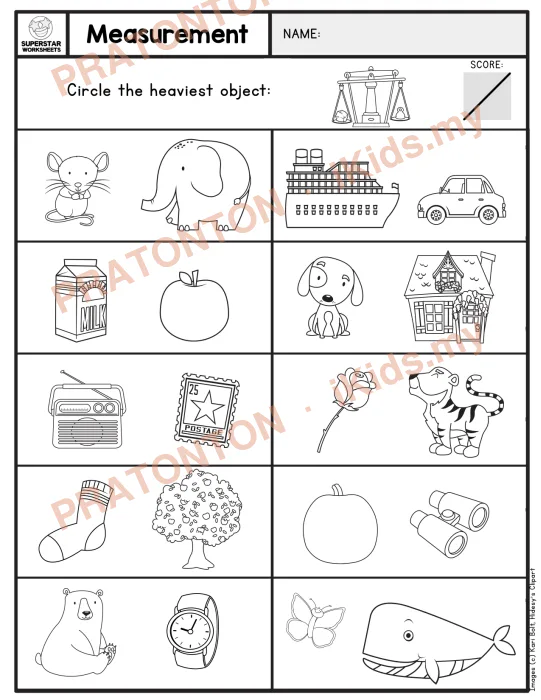 Pratonton muka 1 lembaran Latihan Matematik Tahun 1 — Matematik Tahun 1