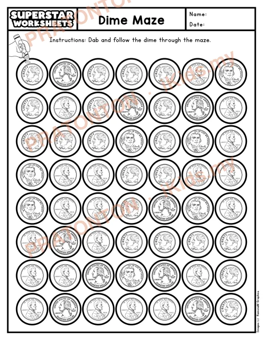 Pratonton muka 1 lembaran Latihan Matematik Tahun 1 — Matematik Tahun 1
