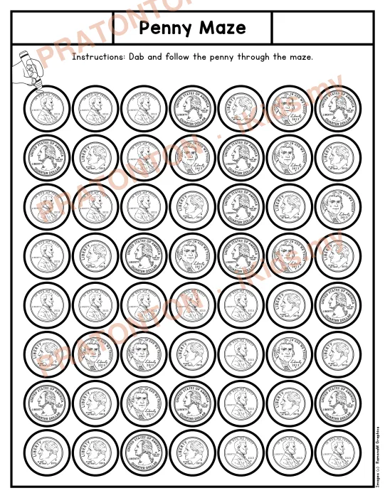 Pratonton muka 1 lembaran Latihan Matematik Tahun 1 — Matematik Tahun 1