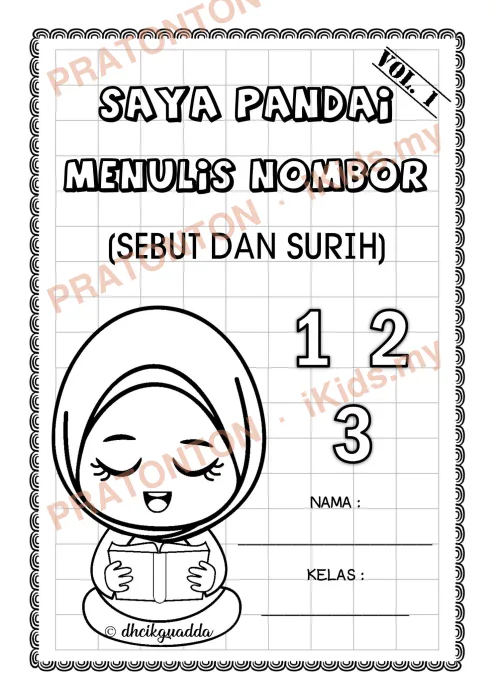 Pratonton muka 1 lembaran Latihan Matematik Tahun 1 — Matematik Tahun 1